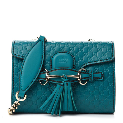 Gucci Microguccissima Mini Emily Shoulder Bag Deep Cobalt 1 of 10