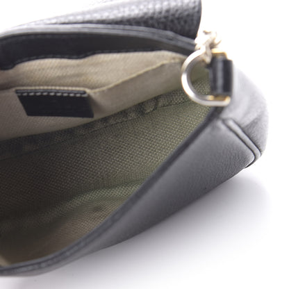 Gucci Pebbled Calfskin Small Soho Flap Crossbody Black 5 of 10