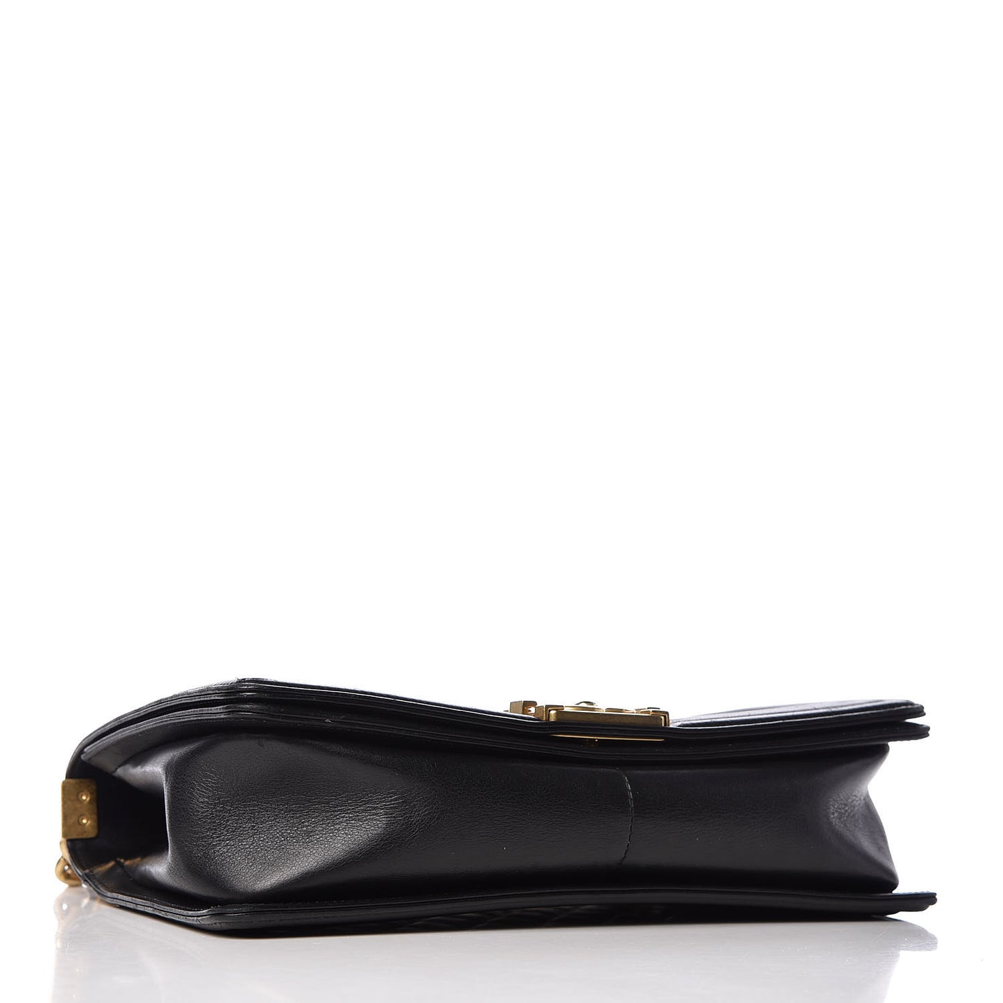 Calfskin Quilted New Medium Boy Flap Black