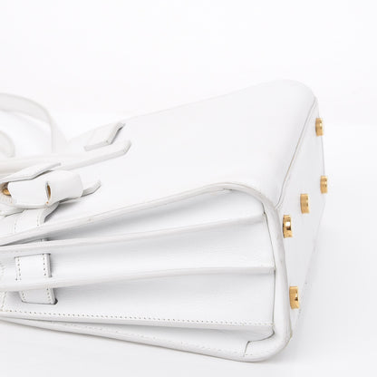 Saint Laurent Calfskin Nano Sac de Jour Dove White 11 of 17