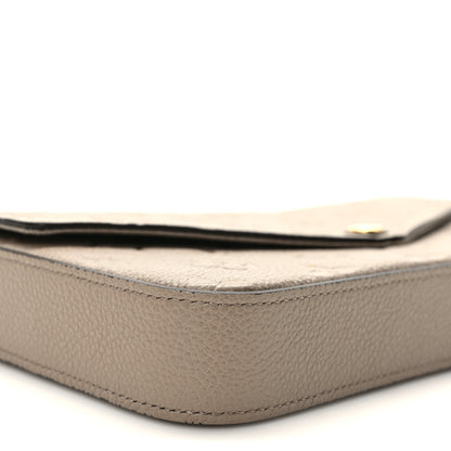 Louis Vuitton Empreinte Pochette Felicie Chain Wallet Tourterelle 9 of 11