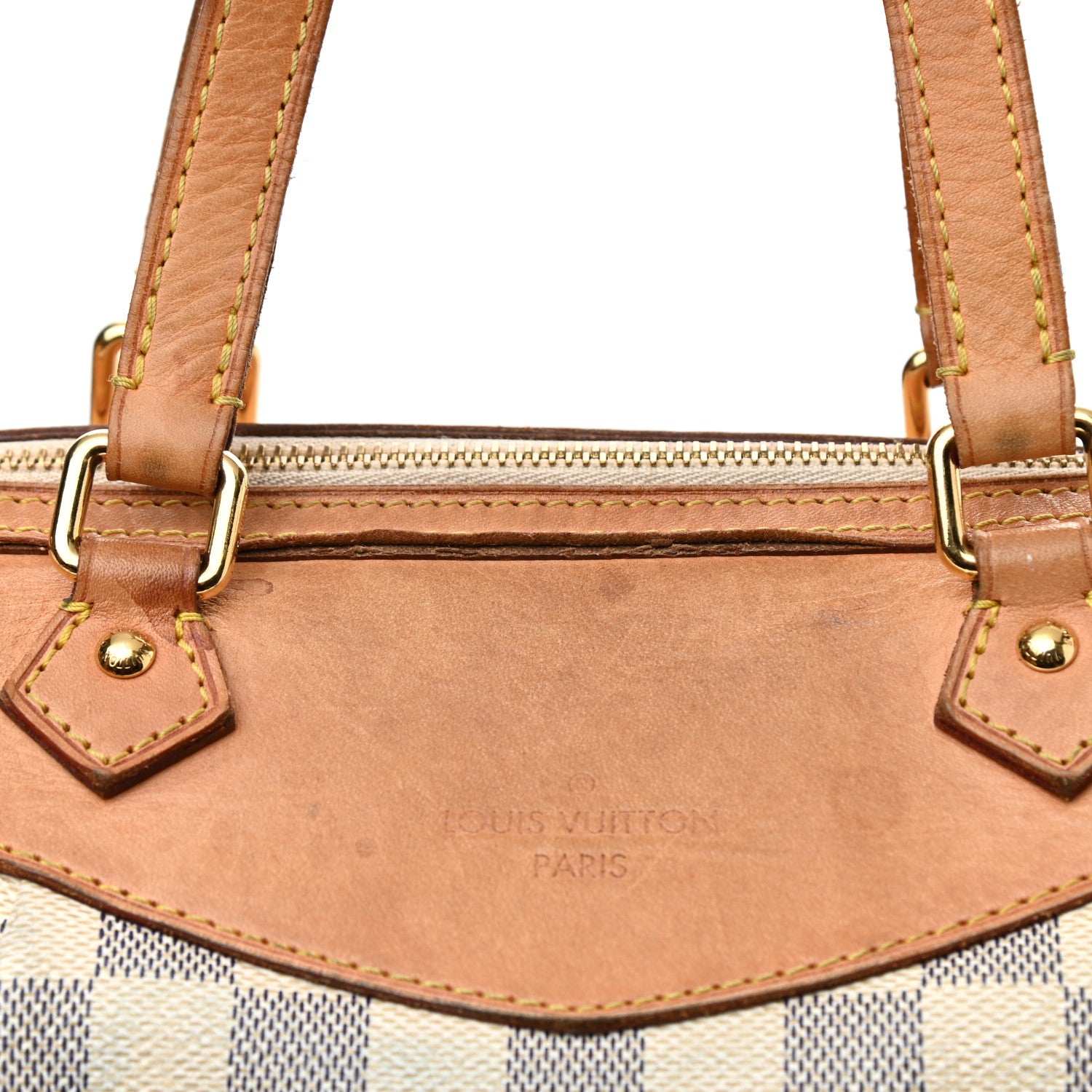 Louis Vuitton Damier Azur Siracusa GM 7 of 15