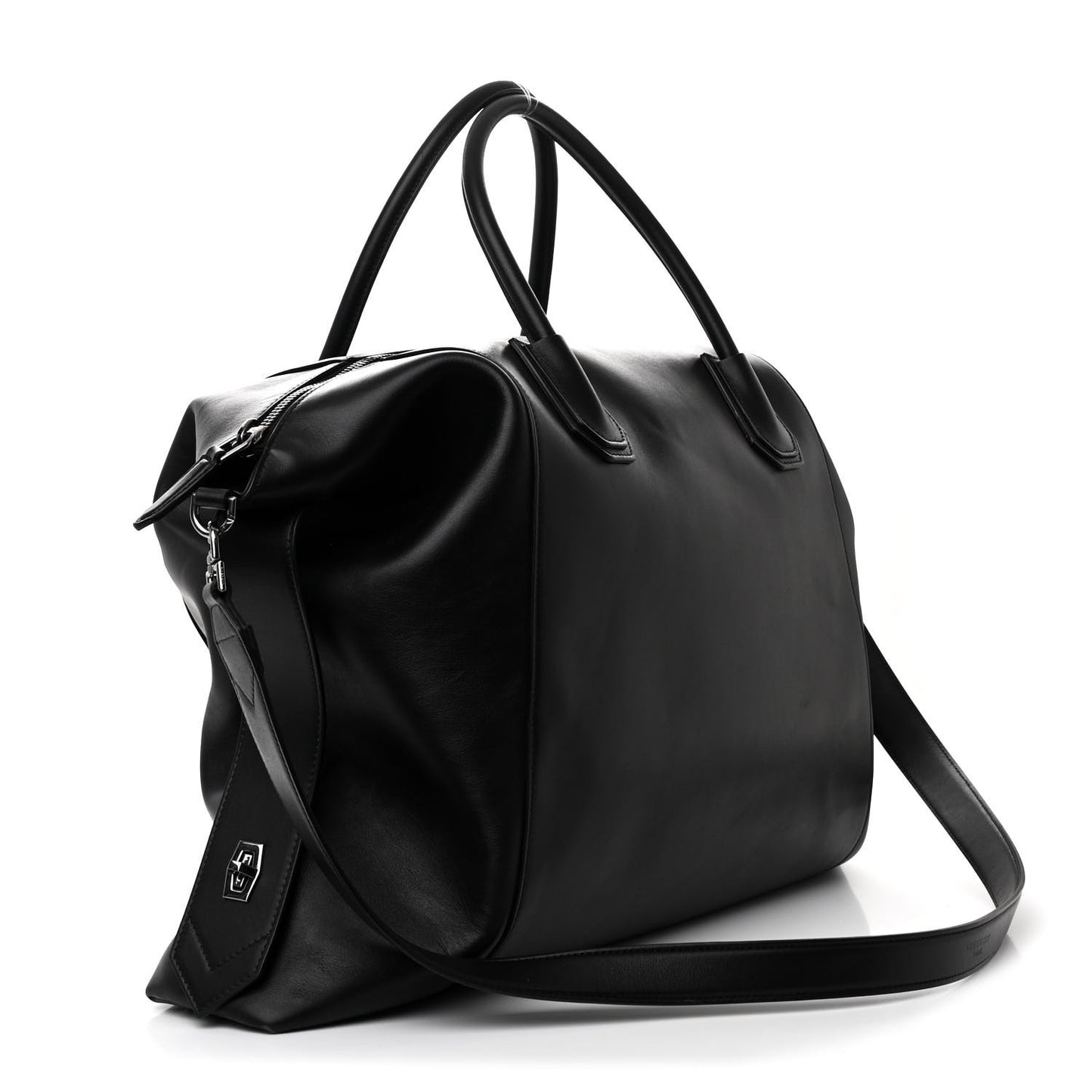 Smooth Calfskin Large Soft Antigona Black