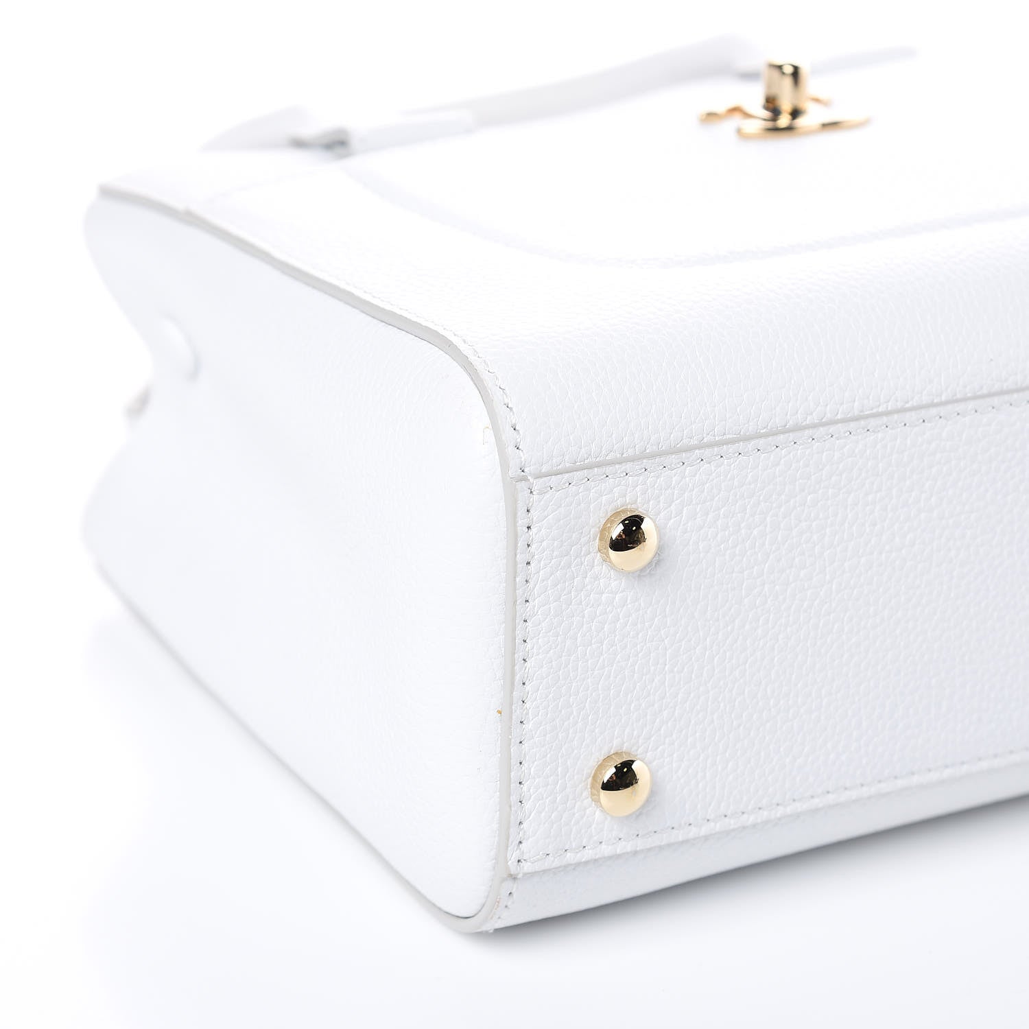 Chanel Grained Calfskin Mini Neo Executive Shopper Tote White 8 of 11