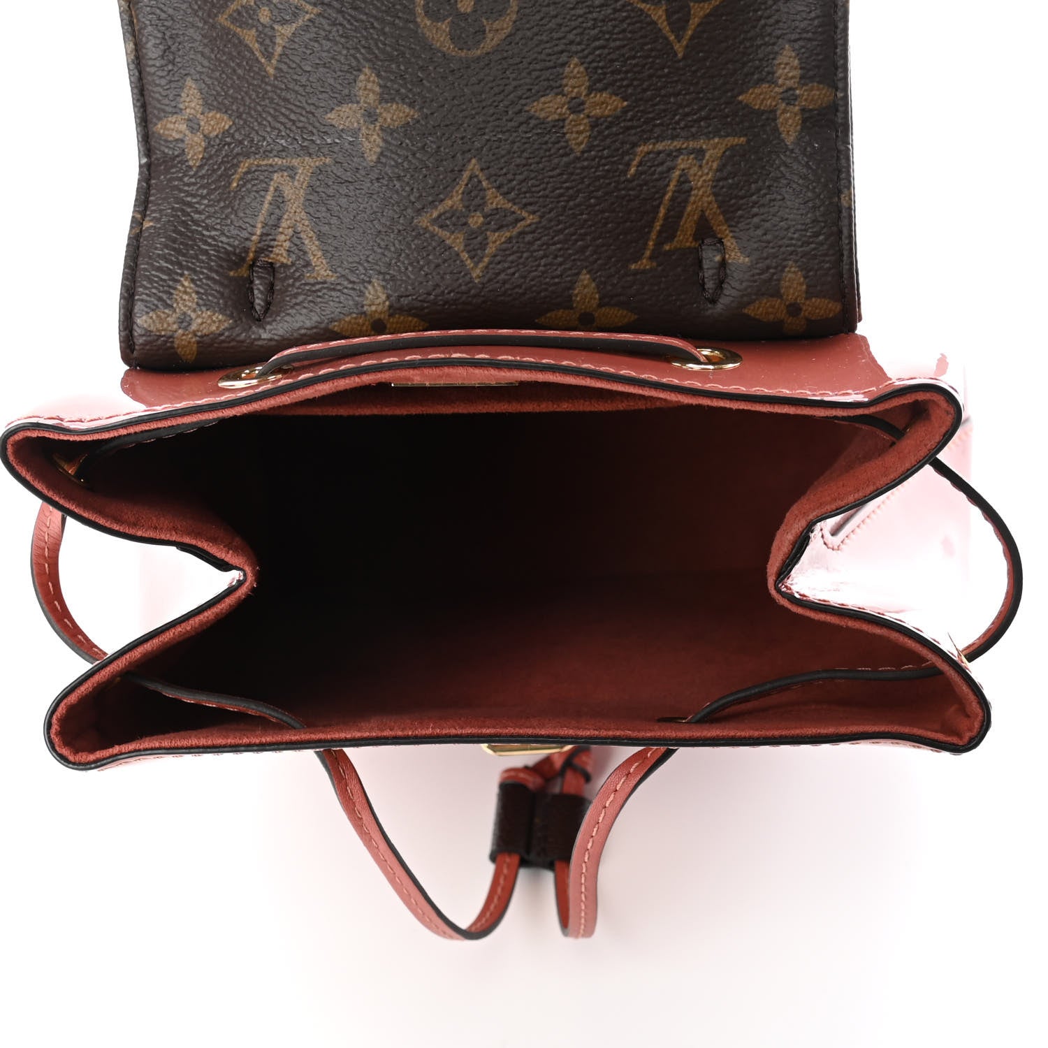 Louis Vuitton Patent Monogram Hot Springs Backpack Vieux Rose 4 of 4