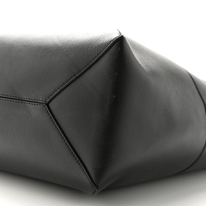 Loewe Shiny Calfskin Medium Puzzle Fold Tote Black 9 of 10