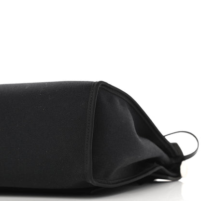 Hermes Military Toile Vache Hunter Herbag Zip PM 31 Black 11 of 11