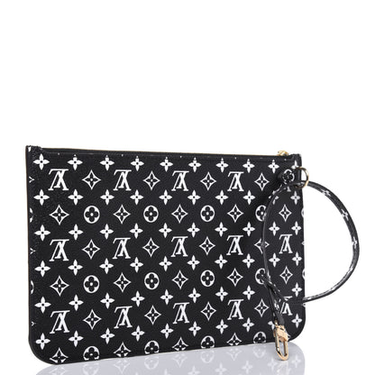 Louis Vuitton Monogram Giant Jungle Neverfull MM GM Pochette Black 3 of 10