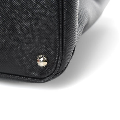 Prada Saffiano Cuir Twin Tote Black 12 of 12