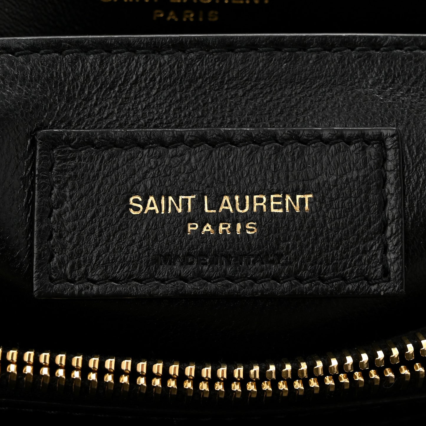 Calfskin Y Quilted Monogram Small Loulou Chain Satchel Black