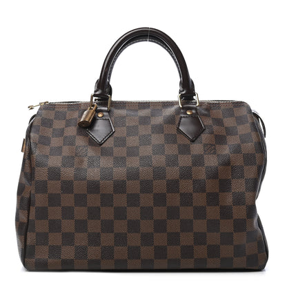 Louis Vuitton Damier Ebene Speedy 30 1 of 10
