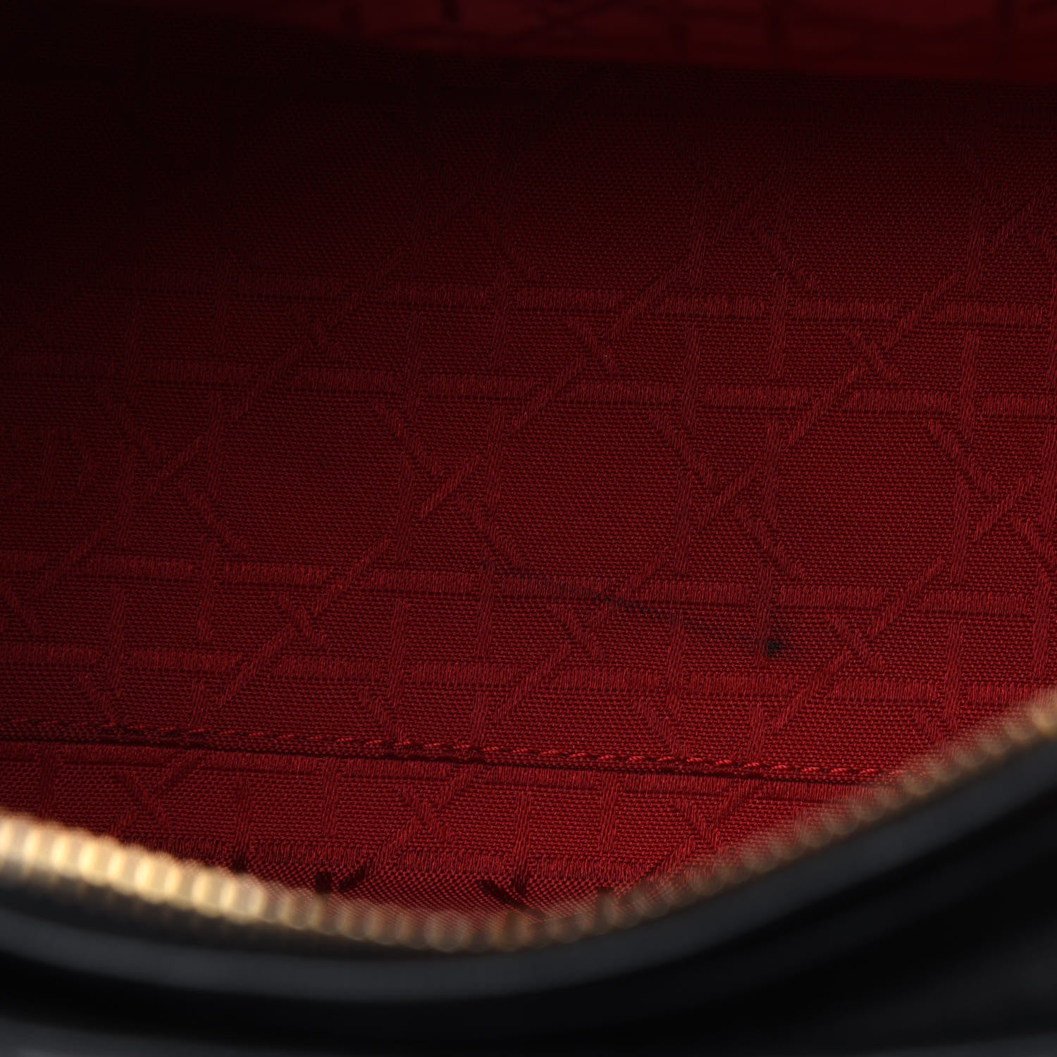 Christian Dior Lambskin Cannage Medium Lady Dior Black 4 of 4