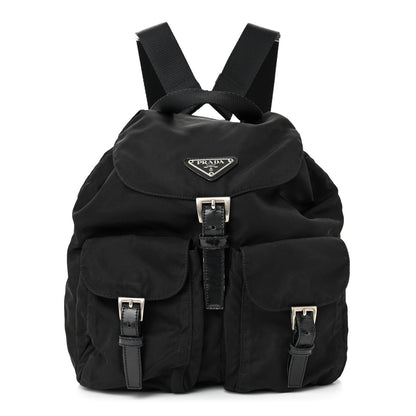 Prada Nylon Vela Medium Backpack Black 1 of 12
