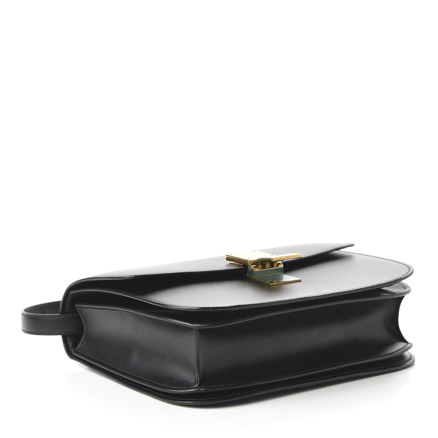 Celine Box Calfskin Medium Classic Box Flap Bag Black 4 of 9