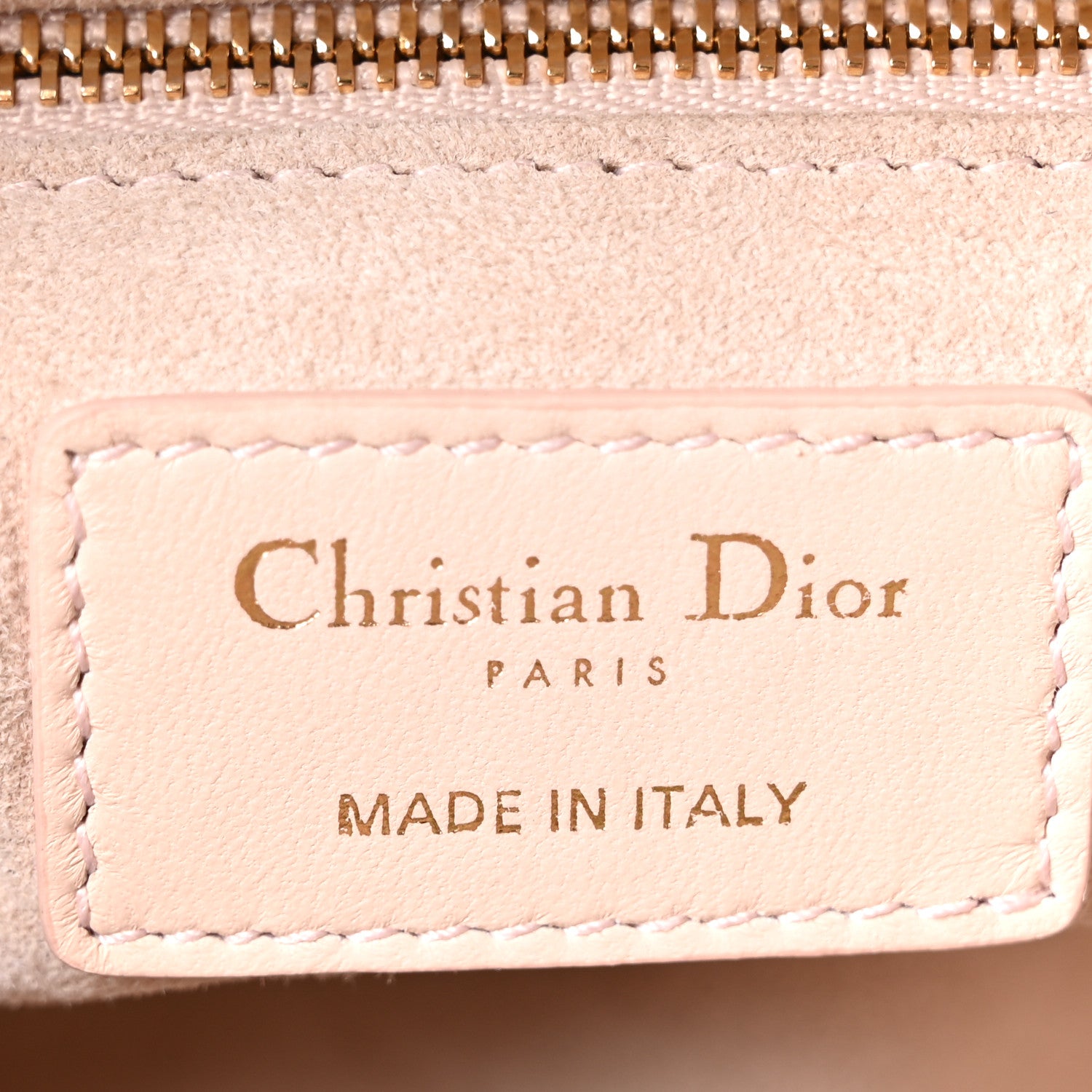 Christian Dior Lambskin Cannage Medium Lady Dior Light Pink 6 of 10