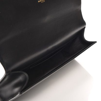 Saint Laurent Calfskin Classic Monogram Tassel Clutch Black 5 of 6