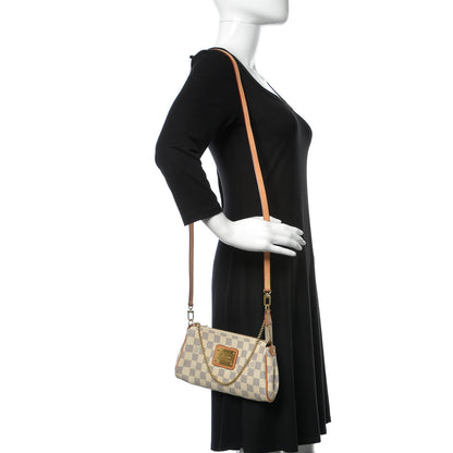 Louis Vuitton Damier Azur Eva Clutch 2 of 13
