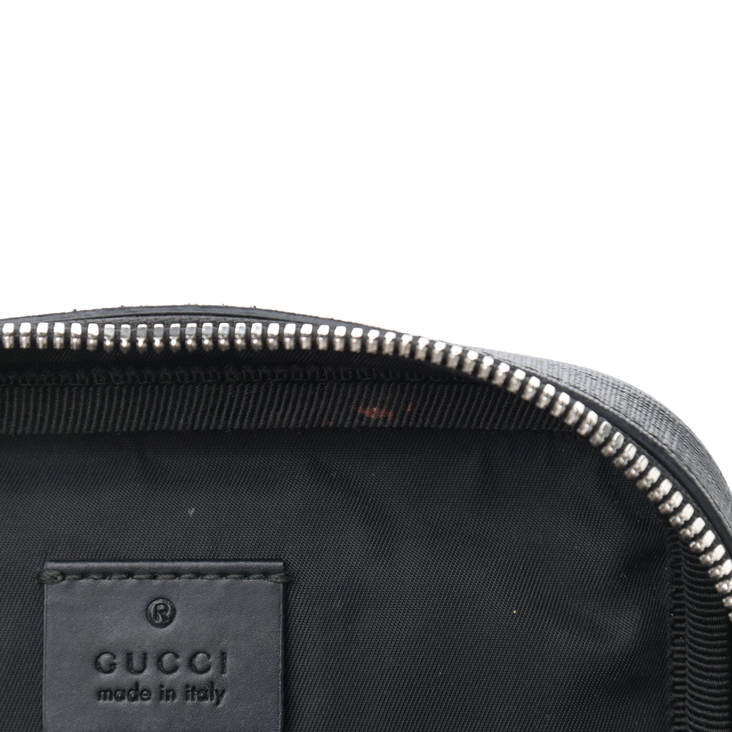 Gucci GG Supreme Monogram Web Belt Bag Black 10 of 18