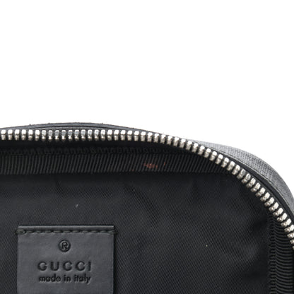 Gucci GG Supreme Monogram Web Belt Bag Black 10 of 18