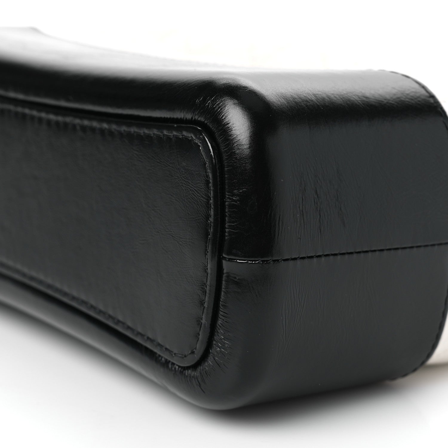 Chanel Aged Calfskin Quilted Medium Gabrielle Hobo Black White 10 of 10