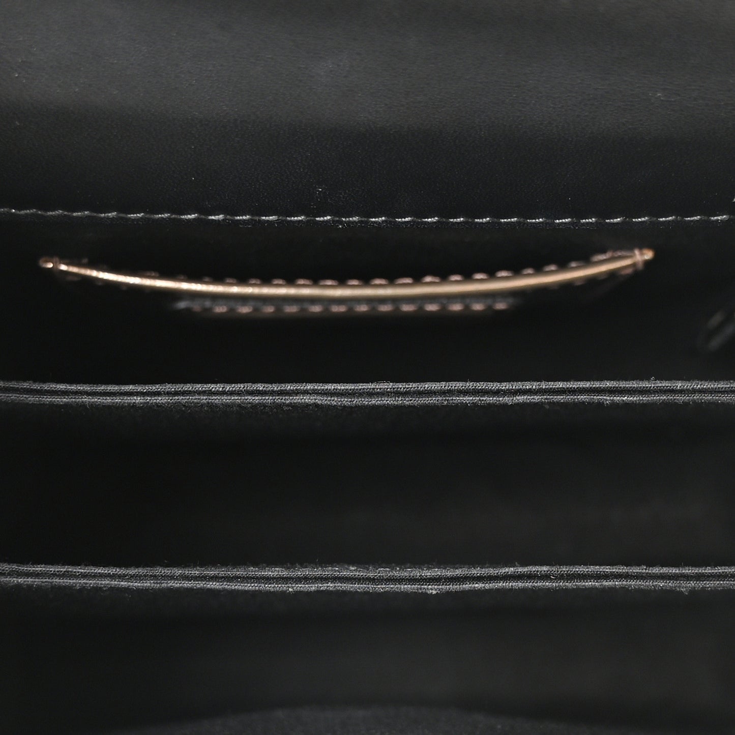 Metallic Calfskin Serpenti Forever Top Handle Gold
