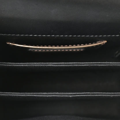 Bulgari Metallic Calfskin Serpenti Forever Top Handle Gold 6 of 10