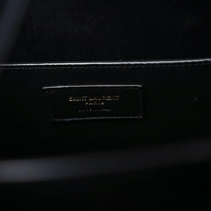 Saint Laurent Shiny Calfskin Large Uptown Tote Black 17 of 24