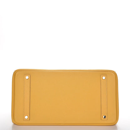Hermes Epsom Birkin 35 Jaune D'Or 6 of 29