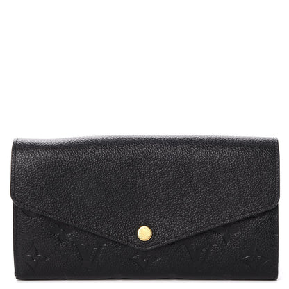 Louis Vuitton Empreinte Sarah Wallet NM Black 1 of 7