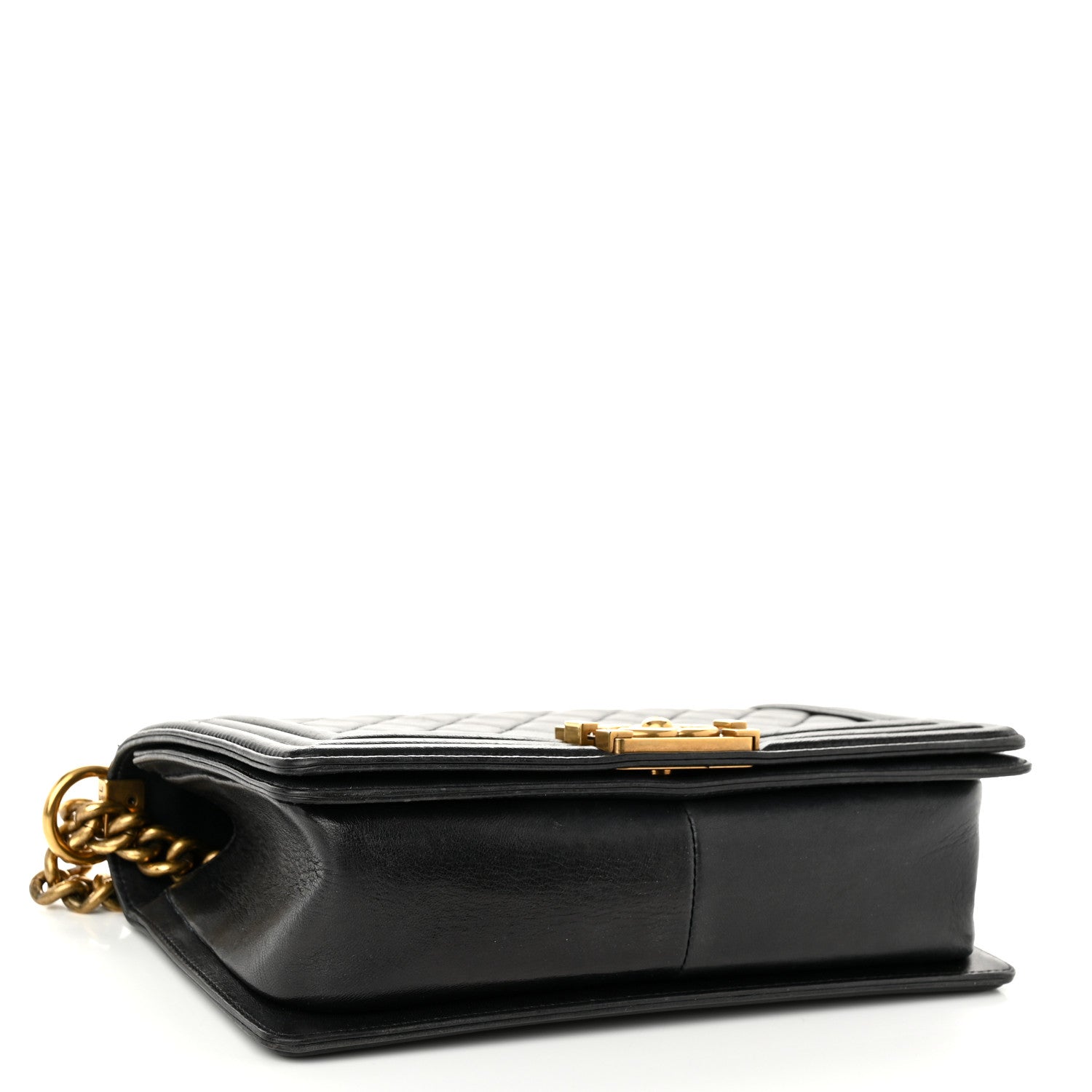 Chanel Calfskin Quilted Medium Boy Flap Black 4 of 12