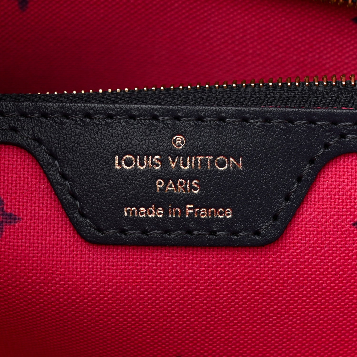 Louis Vuitton Monogram Giant Spring In The City Neverfull MM Midnight Fuchsia 7 of 11