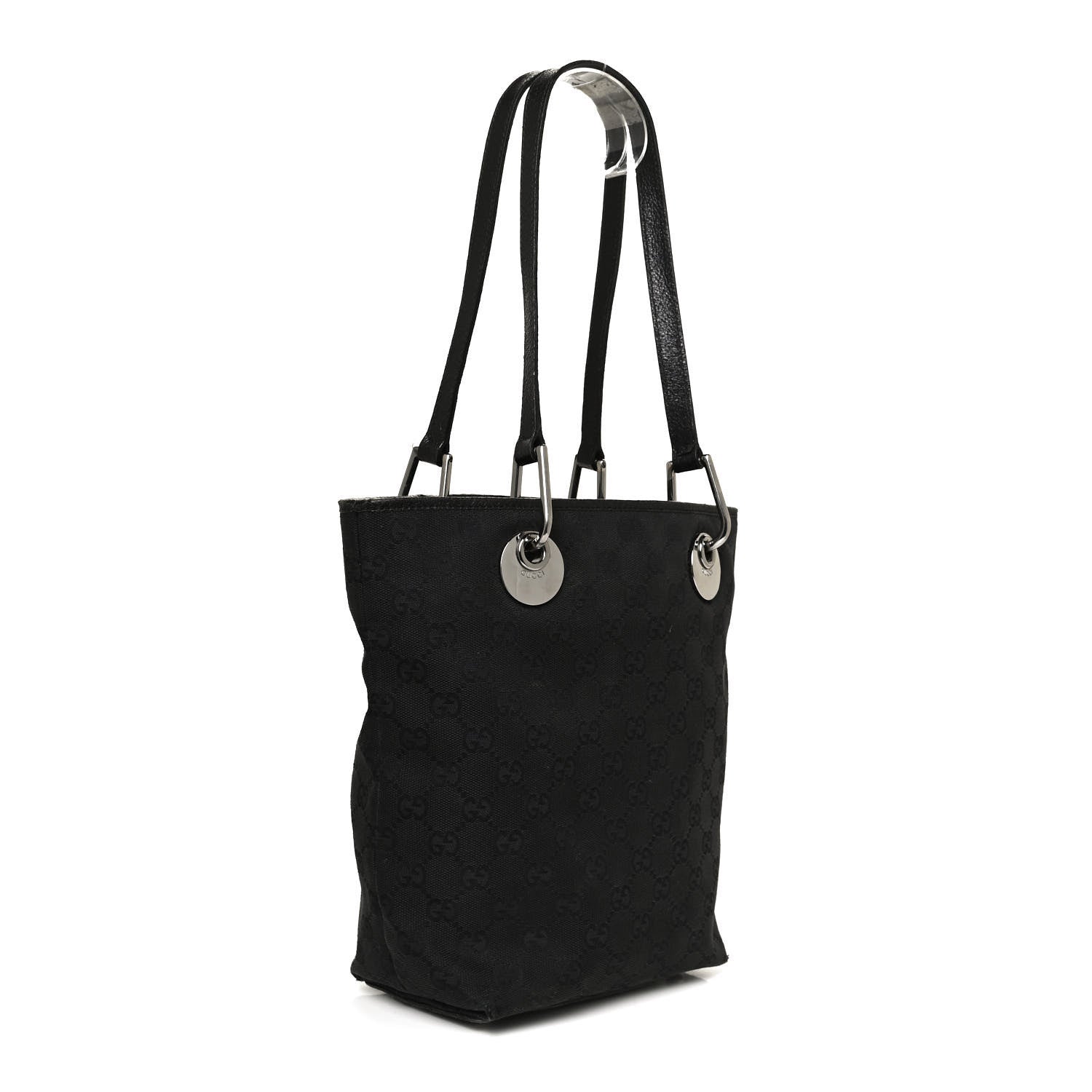 Gucci Monogram Small Eclipse Tote Black 5 of 25