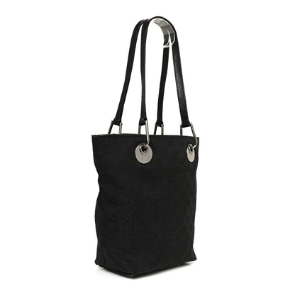 Gucci Monogram Small Eclipse Tote Black 5 of 25