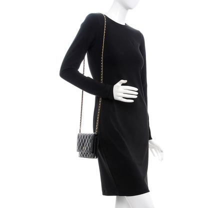 Chanel Caviar Quilted Wallet On Chain WOC Black 2 of 9