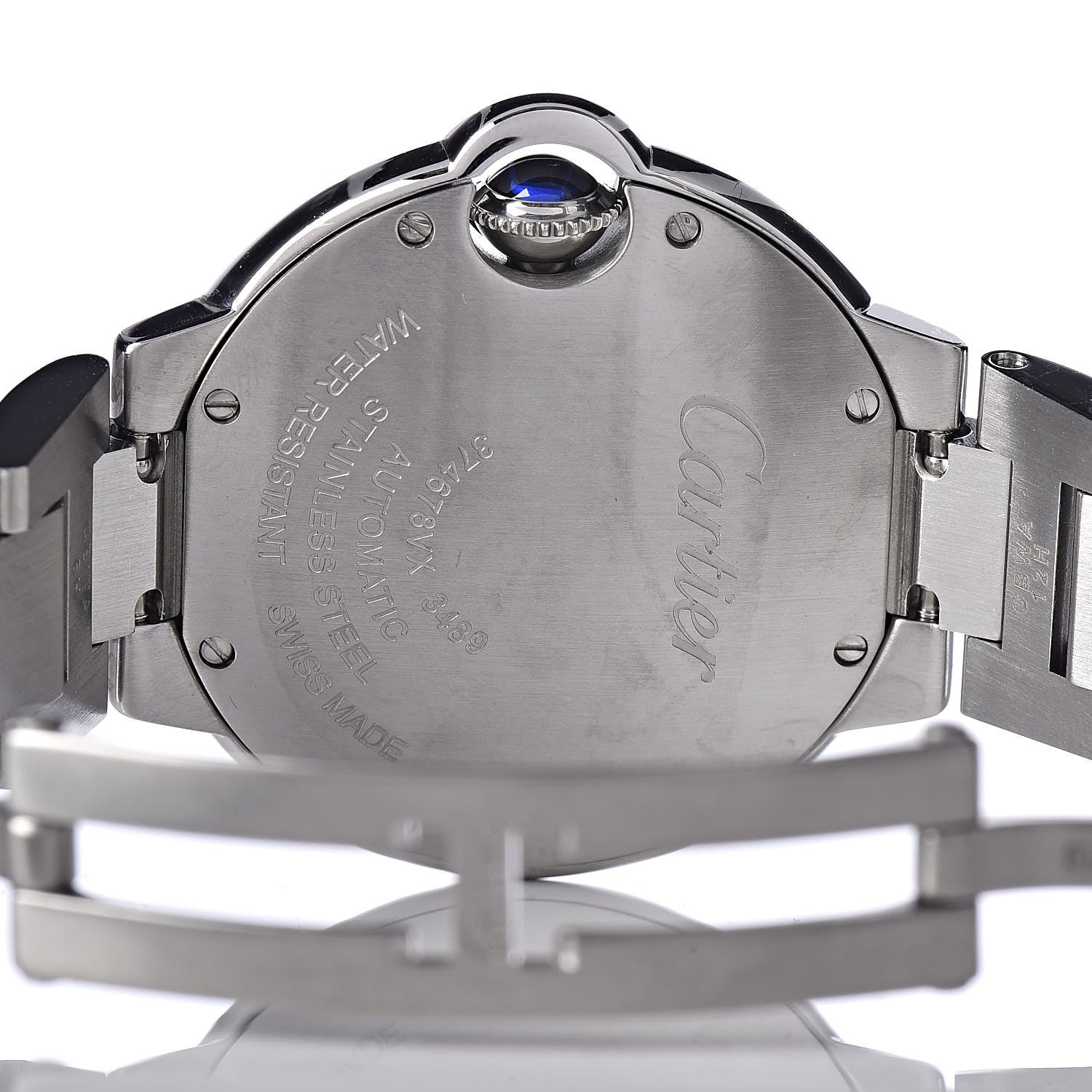 Cartier Stainless Steel 33mm Ballon Bleu De Automatic Watch 6 of 7