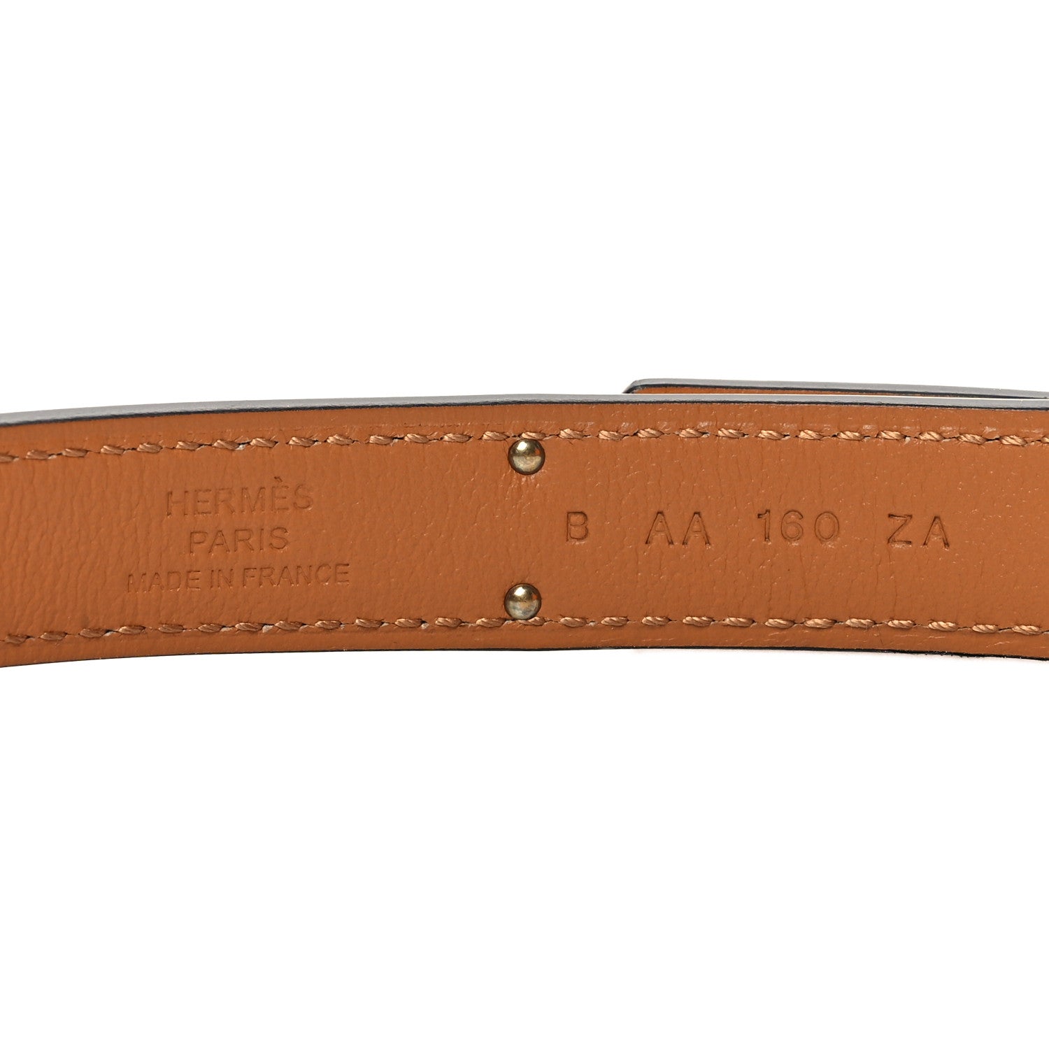 Hermes Epsom Kelly Belt Black 3 of 4