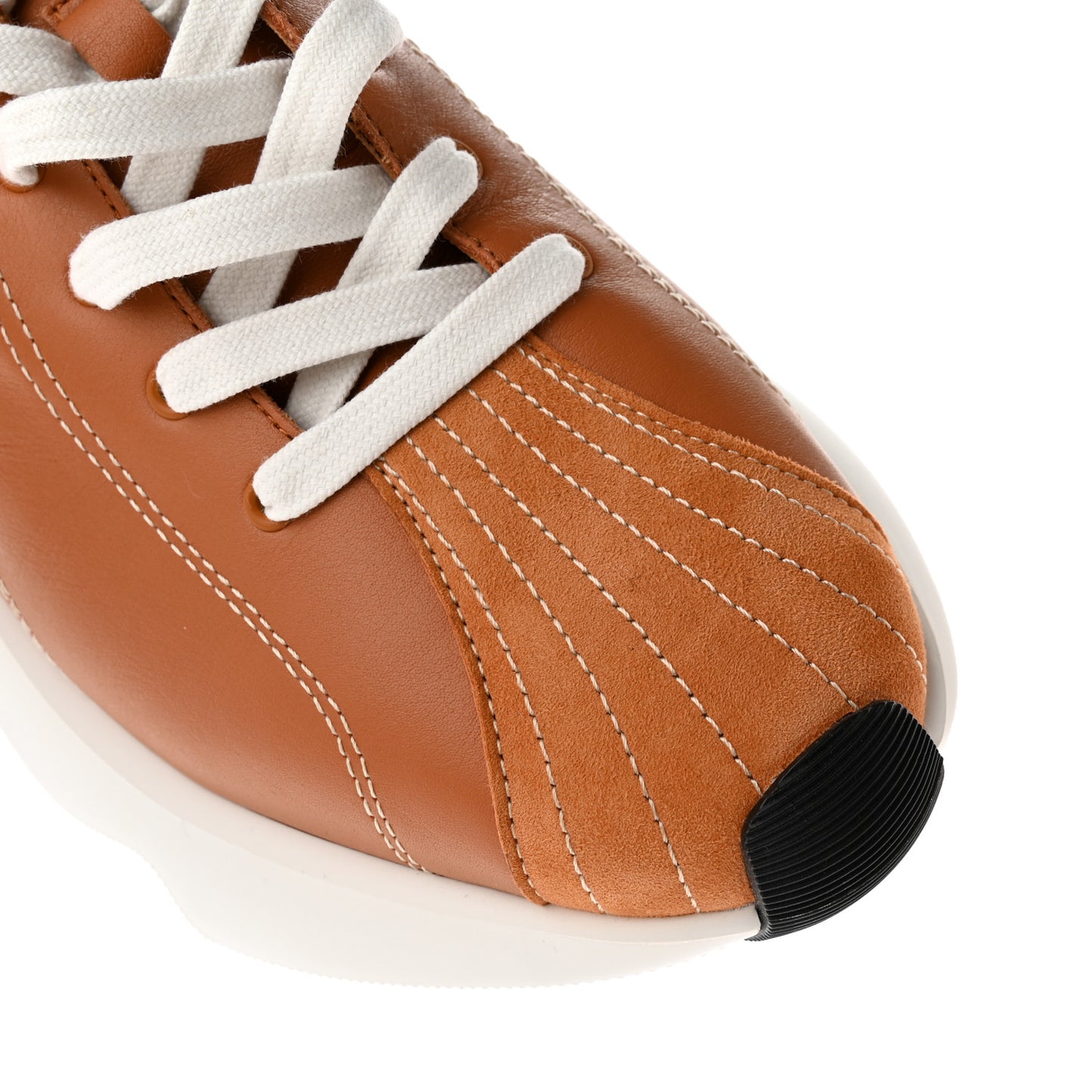 Calfskin Suede Goatskin Envol Sneakers 40 Naturel