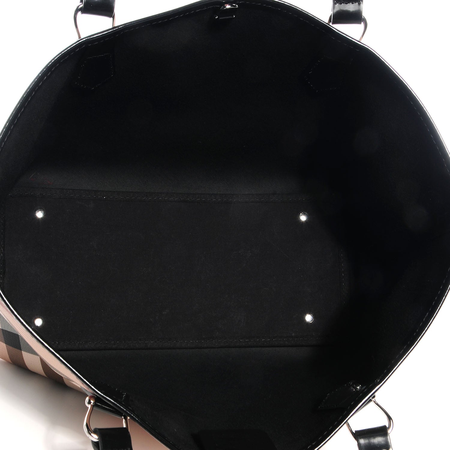 Burberry Supernova Check Small Nickie Tote Black 5 of 7