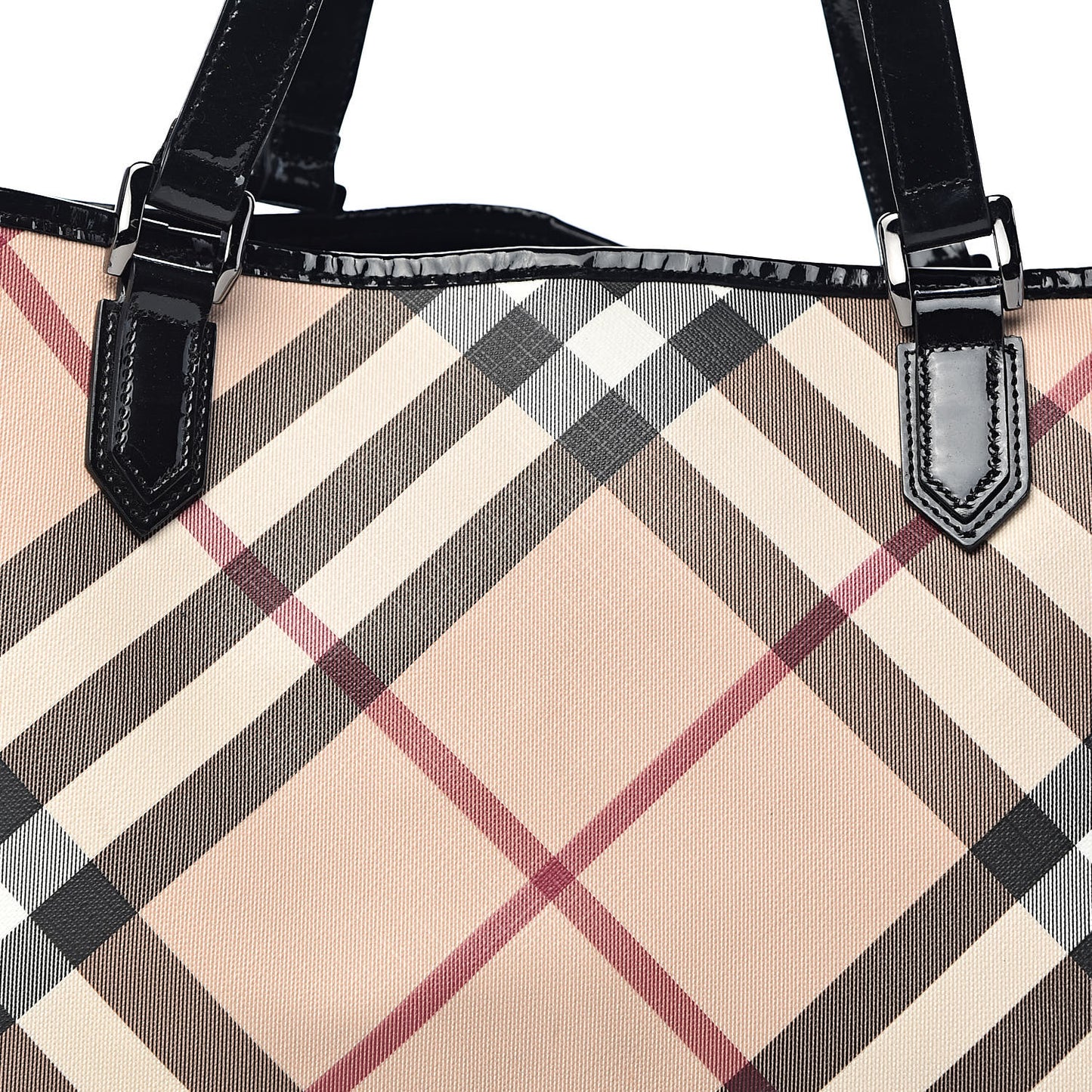 Supernova Check Large Nickie Tote Black