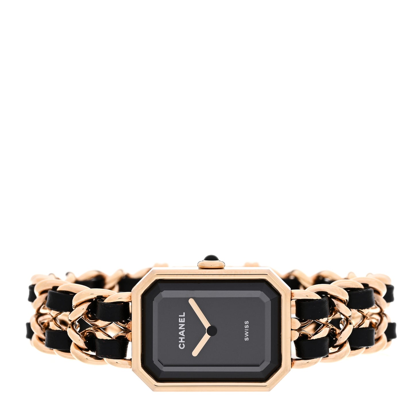 Stainless Steel Lambskin 20mm Chain Premiere Quartz Watch Gold