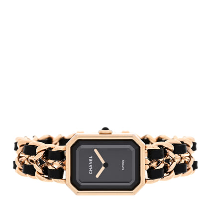 Chanel Stainless Steel Lambskin 20mm Chain Premiere Quartz Watch Gold 2 of 5