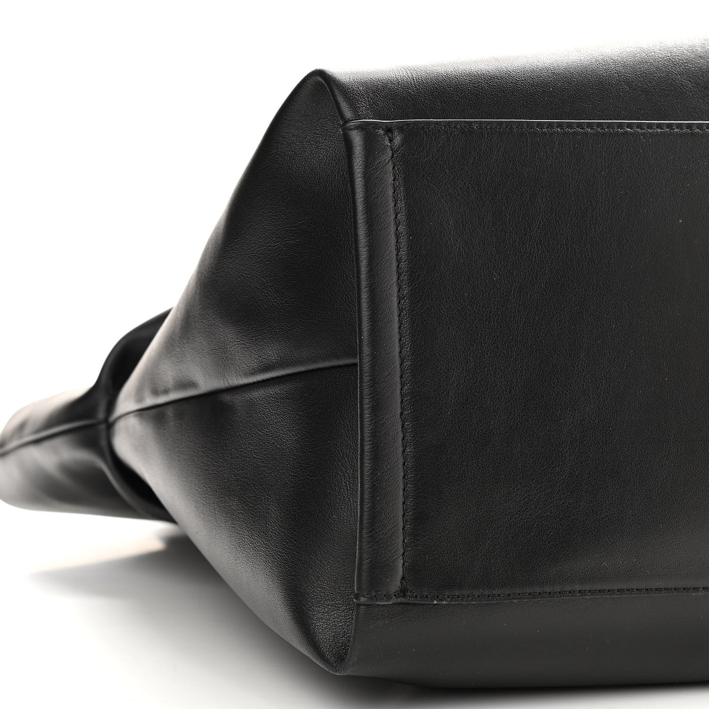 Calfskin Judy East West Tote Black