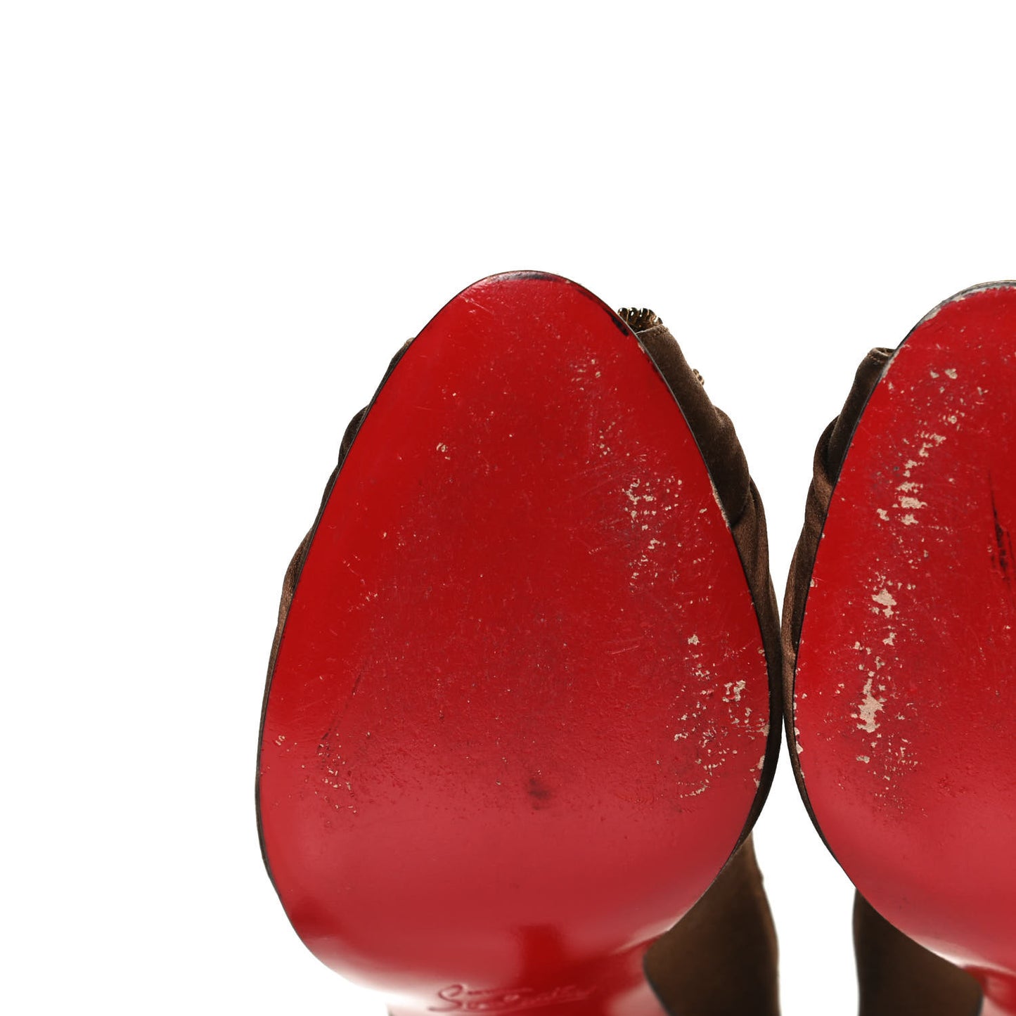 Satin Fiorellino Peep Toe Slingback 38 Brown