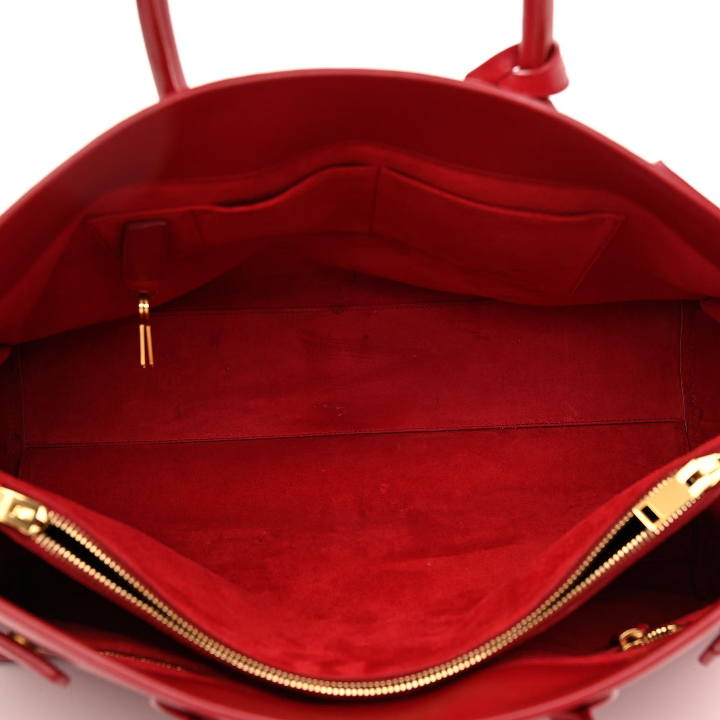 Calfskin Large Sac de Jour Carryall Rouge Orient