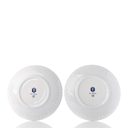 Hermes Porcelain Bleus d'Ailleurs Small Plate Set of 2 2 of 4