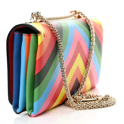 Valentino Garavani Vitello 1973 Va Va Voom Chain Shoulder Bag Multicolor 3 of 15