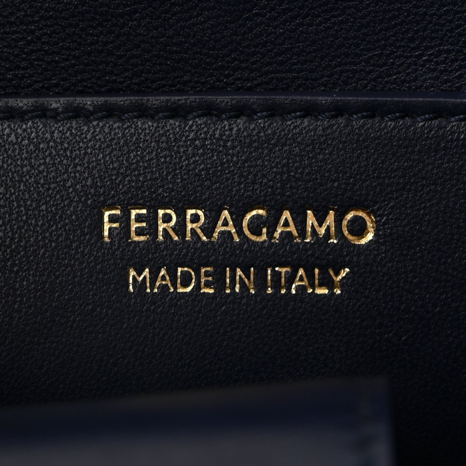 Salvatore Ferragamo Brushed Calfskin Gancini Hobo Midnight 6 of 10