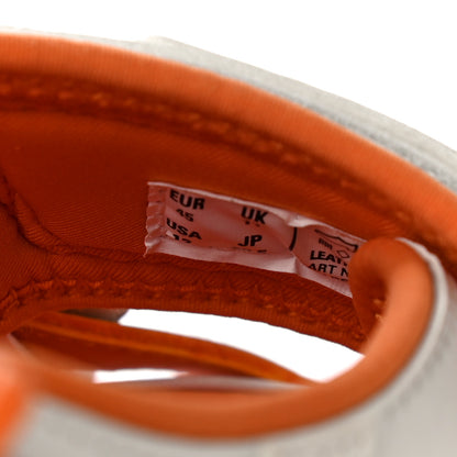 Balenciaga Neoprene Rubber Mens Track Sandals 45 White Orange 10 of 14