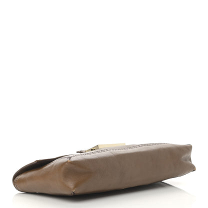 Fendi Vitello Acqua Maxi Baguette Bag Saddler 3 of 16