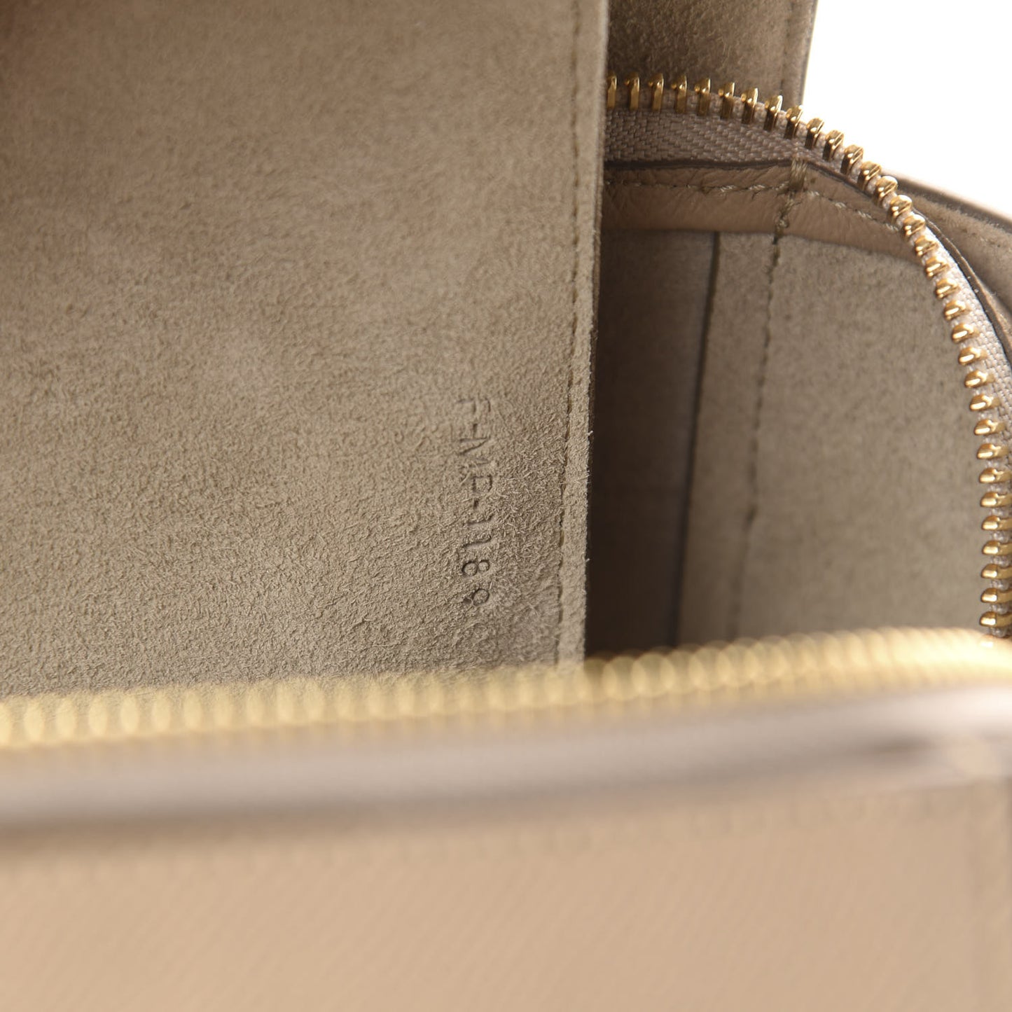 Grained Calfskin Mini Belt Bag Light Taupe